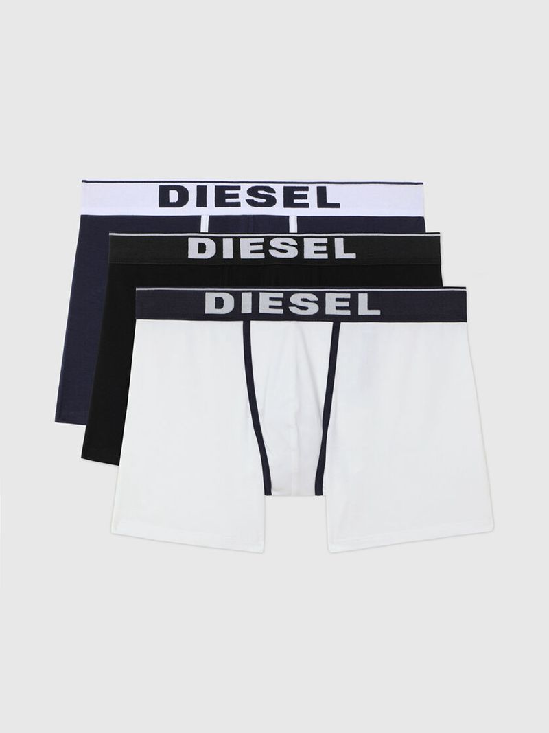 Roupa Interior Diesel Umbx-Sebastianthreep Homem - Azuis/Branco ZTGHE-0896